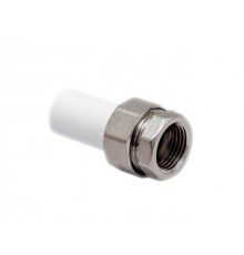 Американка ПП трубная внутр. резьба 20х1/2", белый РосТурПласт