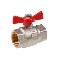 Кран шаровый 1" вн.-вн. бабочка PN40 AV Engineering