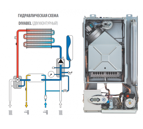 Газовый котел Ferrolil DIVABEL F 18