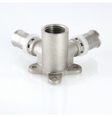 Водорозетка проходная Valtec вн. 20х1/2" пресс