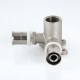 Водорозетка проходная Valtec вн. 20х1/2" пресс