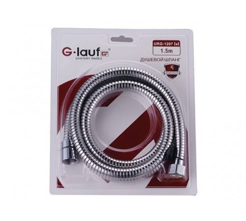 Душевой шланг в блистерной упаковке 1/2"х1/2" 175см URG-1207 G.lauf