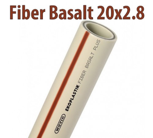 Труба ПП Wavin Ekoplastik Fiber Basalt 20х2.8 (S 3.2)