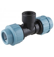 Тройник вн. 20x1/2" AV Engineering (Компрессионные фитинги для полиэтиленовых труб)