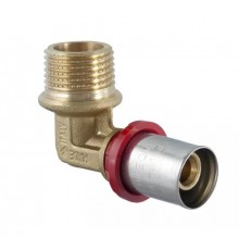 Колено пресс 16х1/2" н.р. TDM Brass