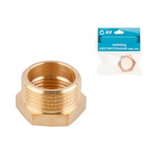 Переход шестиугольный нар.-вн. 1/2X1/4, AV Engineering