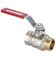 Кран шаровый вн./нар. 1/2" Calido S30 рычаг с окошком