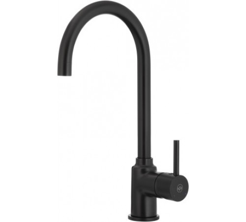 Смеситель для кухни черный  Armatura Neda Black 5823-915-81