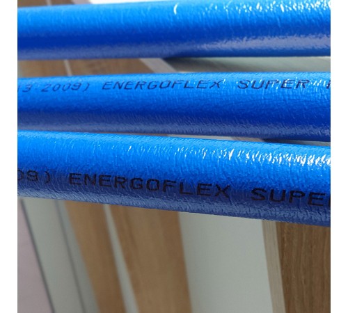 Теплоизоляция для труб ENERGOFLEX SUPER PROTECT синяя 22/9-2м
