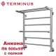 Полотенцесушитель водяной с полкой Анкона П6 500х591 TERMINUS