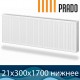 Стальной радиатор Prado Universal тип 21 300x1700 с нижним подключением