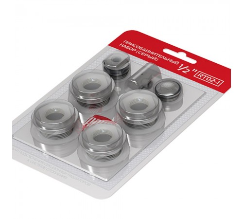 Комплект футорок Royal Thermo 1/2" silver серебро