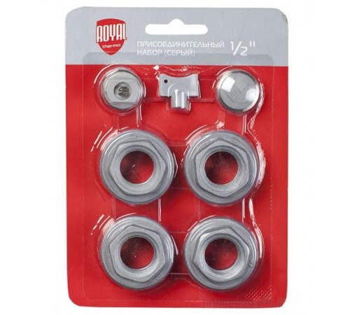 Комплект футорок Royal Thermo 1/2" silver серебро