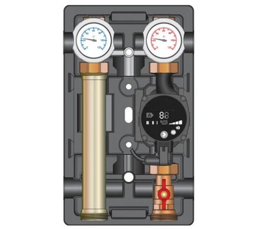 Насосная группа Meibes UK без смесителя, 1" с насосом KSB Calio SI Dual 25-80-180