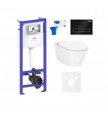 Комплект инсталляции и унитаза 7 в 1 Lavinia Boho Relfix Smart V-Clean 87561167