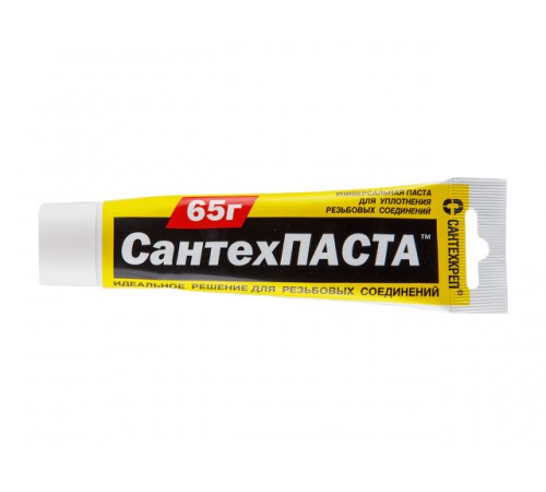 Паста уплотнительная универсальная "Сантехпаста" 65 гр. (в тубе) (Для уплотнения разьемных резьбовых