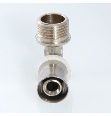 Колено Valtec нар. 16х1/2" пресс