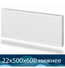 Стальной радиатор Buderus Logatrend VK-Profil 22 500x600 с нижним подключением