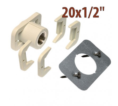 Муфта ПП для гипсокартона Wavin Ekoplastik вн. 20х1/2"