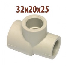 Тройник ПП редукционный Wavin Ekoplastik 32х20х25