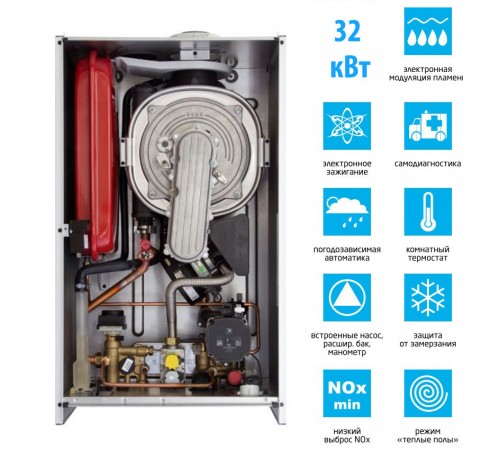 Газовый конденсационный котел Baxi LUNA PLATINUM+ 1.32 GA Газовый конденсационный котел Baxi LUNA PLATINUM+ 1.32 GA