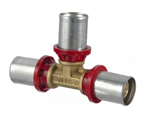 Тройник пресс 20х20х16 TDM Brass