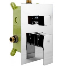 Смеситель для ванны встраиваемый трехканальный Armatura Hexa Quadro 3529-411-00