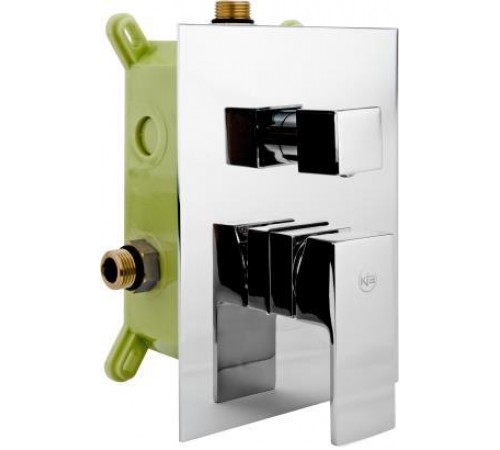 Смеситель для ванны встраиваемый трехканальный Armatura Hexa Quadro 3529-411-00