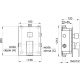 Смеситель для ванны встраиваемый трехканальный Armatura Hexa Quadro 3529-411-00