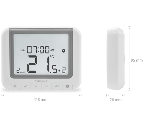 Термостат недельный Salus RT520 OpenTherm проводной
