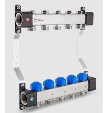 Гребенка для радиаторов 4 вых. kan-therm из нержавеющей стали UVS