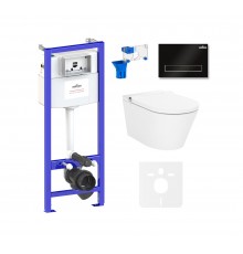 Комплект инсталляции и унитаза 7 в 1 Lavinia Boho Relfix Smart V-Clean 87561149