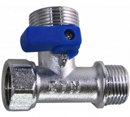 Проходной шаровый кран 1/2"x3/4"x1/2" СTM