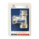 Проходной шаровый кран 1/2"x3/4"x1/2" СTM