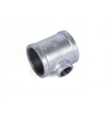 Тройник ред. 1" х 1/2" оцинкованн., AV Engineering