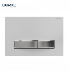 Комплект 3 в 1 монтажный элемент BURKE MOD1 с клавишей смыва Тип 09 белый глянц/ хром глянец