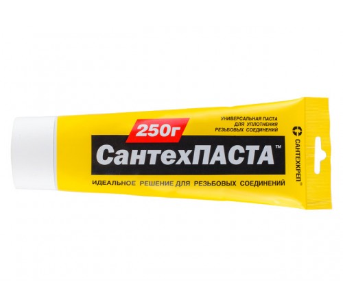 Паста уплотнительная универсальная "Сантехпаста" 250 гр. (в тубе) (Для уплотнения разьемных резьбовых