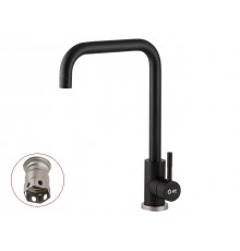Смеситель для кухни (SUS 304) D35 AVZAR4-B304BK черный AV Engineering