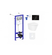 Комплект инсталляции и унитаза 7 в 1 Lavinia Boho Relfix Biore Compacto Rimless 87050180
