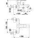 Смеситель для ванны с коротким изливом Armatura Aquamaryn 4614-010-00