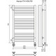 Полотенцесушитель водяной (AURORA) Аврора П16 450х778 (5+6+5) TERMINUS