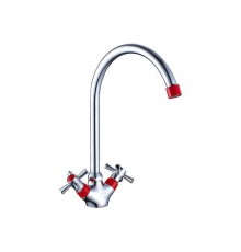 Смеситель для кухни (Lt) вентильный красный DR51028-Red Decoroom