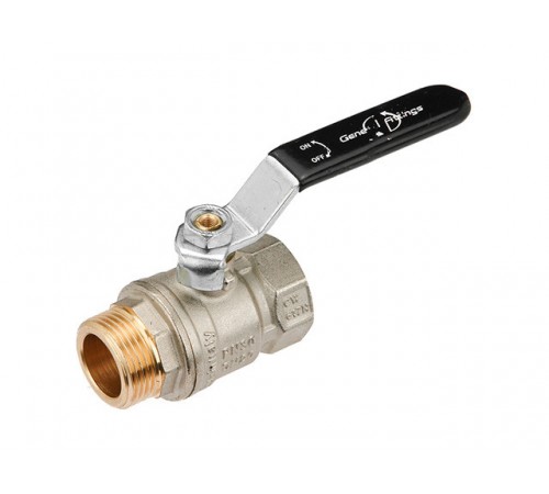 Кран шаровый 3/4" стандарт вн.-нар. ручка General Fittings