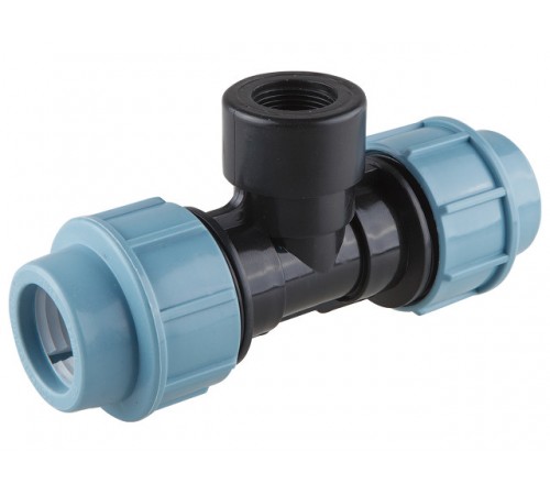 Тройник вн. 25x1/2" AV Engineering (Компрессионные фитинги для полиэтиленовых труб)