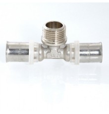 Тройник Valtec нар. 16х1/2"х16 пресс