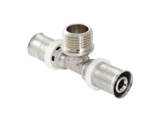 Тройник Valtec нар. 26х1/2"х26 пресс