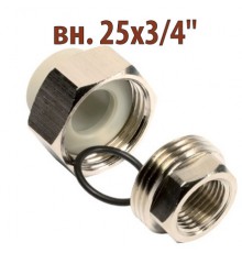 Раструбное соединение ПП Wavin Ekoplastik вн. 25х3/4"