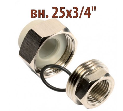 Раструбное соединение ПП Wavin Ekoplastik вн. 25х3/4"