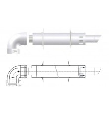 Комплект коаксиальный Baxi 60/100 антилед