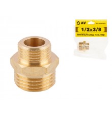 Ниппель ред. нар.-нар. 1/2X3/8, AV Engineering